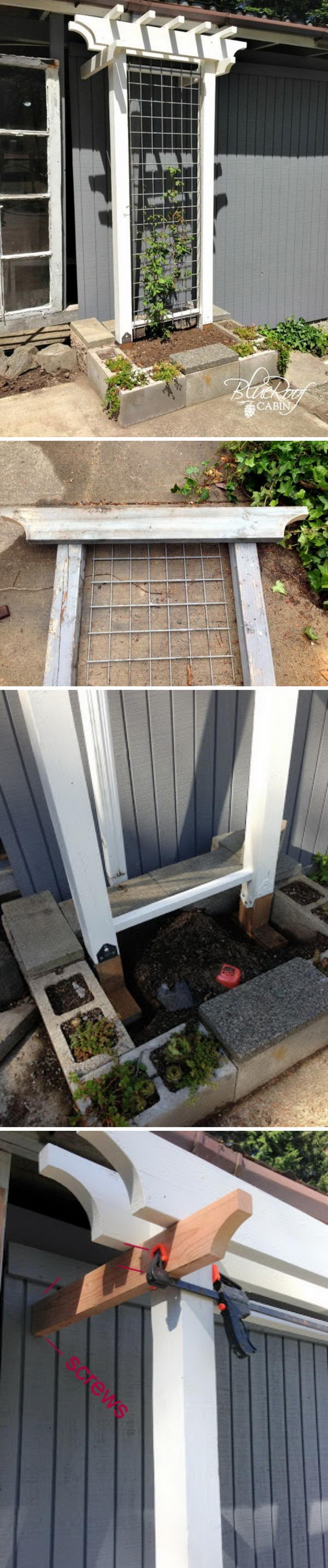 Awesome DIY Garden Trellis.