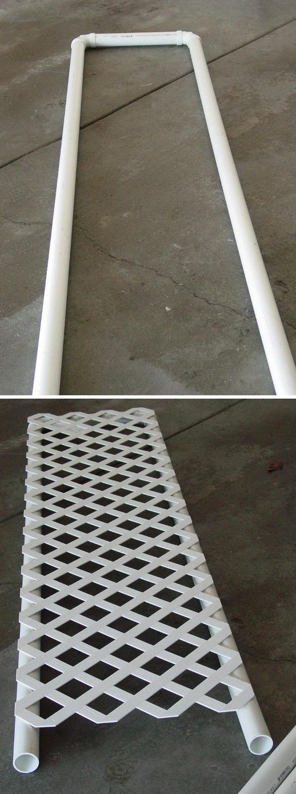 DIY PVC Trellis.
