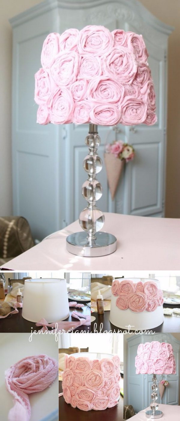 Shabby Chic Lamp Shade.