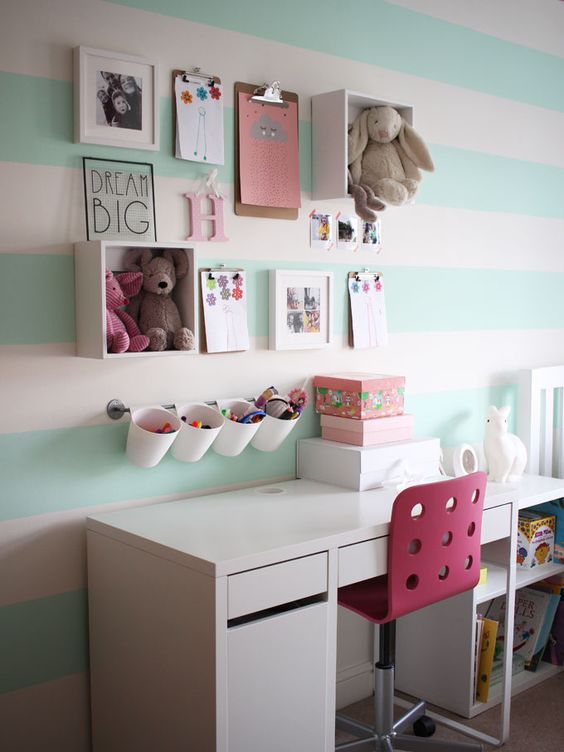 A Little Girl's Mint Green Bedroom Tour.