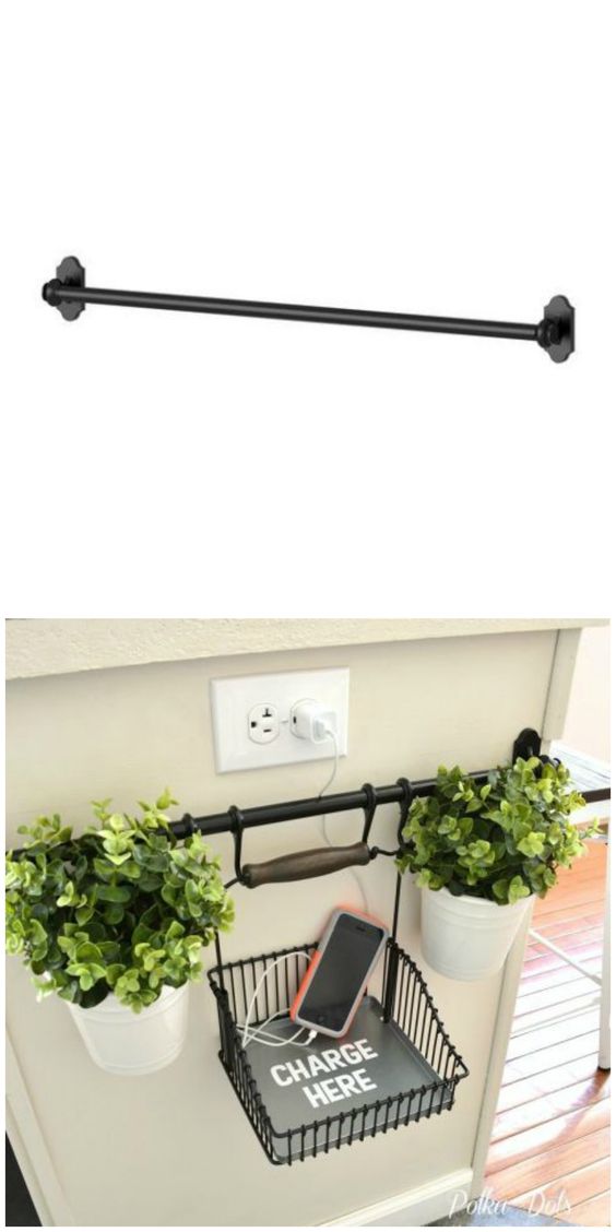 The Fintorp Rail Also Doubles As A Charging Station In This Neat Ikea Hack.