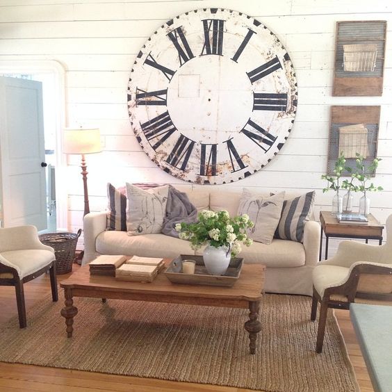 Antique Metal Clock .
