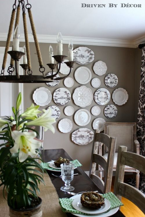 Plates on Wall.