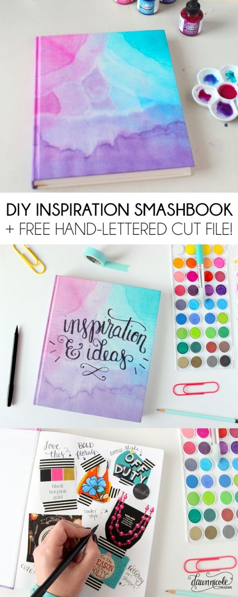DIY Inspiration Smashbook.