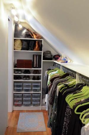 Make an Extra Walk In Closet for Off Season Clothing Storage. 