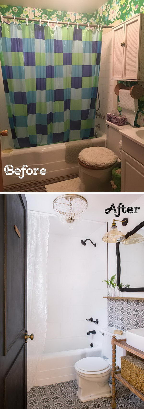 50+ Gorgeous Bathroom Makeovers With Before And After Photos 2022