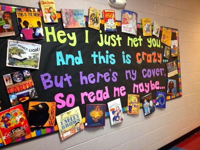 Library Bulletin Board. 