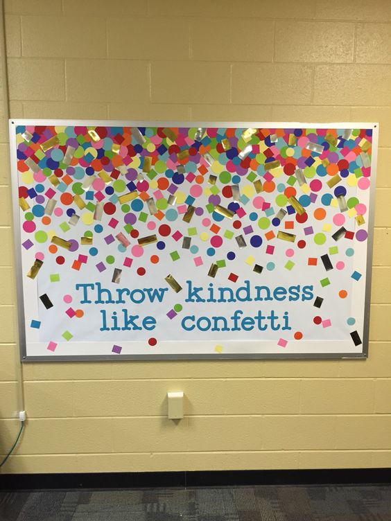 Confetti Bulletin Board. 