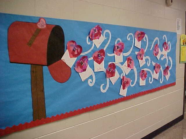 Valentine's Bulletin Board. 