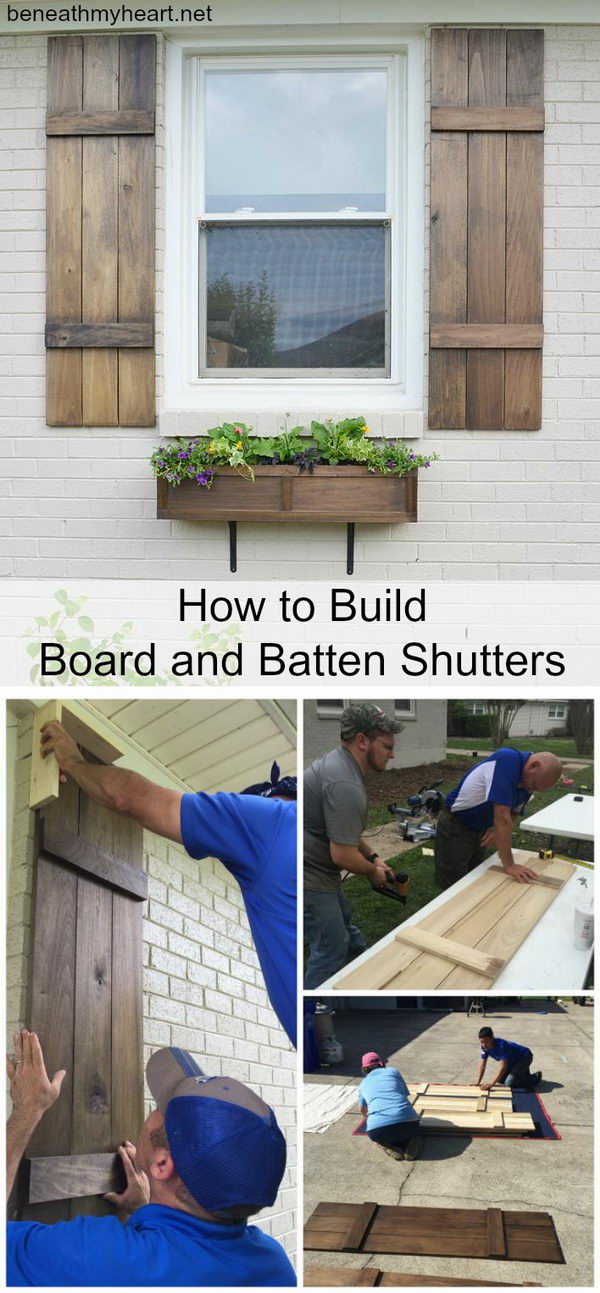 Pretty Up the House with Shutters and Window Boxes.