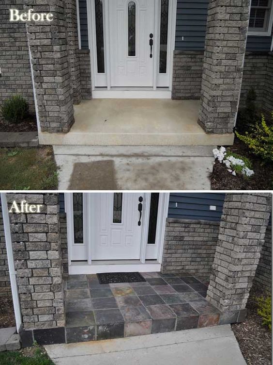 Install a Slate Tile Entryway.