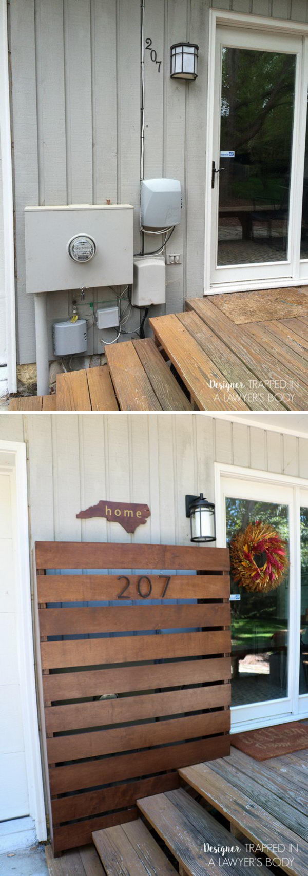 Accessorize a Giant Eye Sore with DIY Rustic Box Cover.