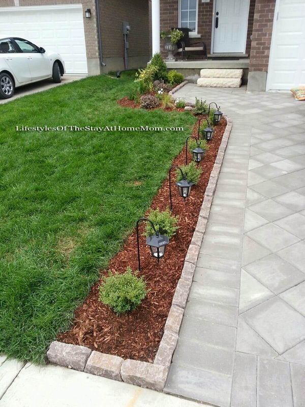 Add Style to Your Outdoor with Simple Lighted Driveway Bed.