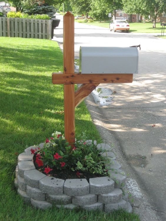 Beautify Your Mailbox by Creating a Flower Bed.
