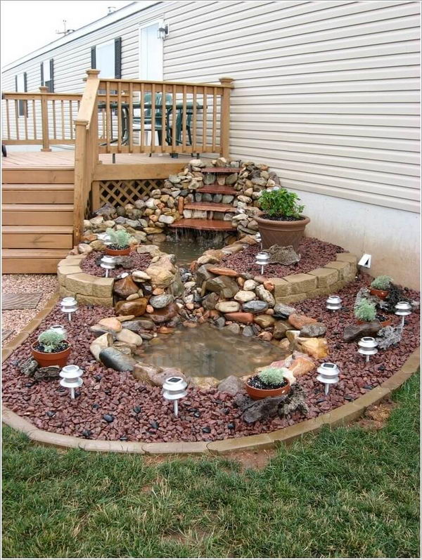 Build a Water Feature for a Front Porch that Everyone Admires.