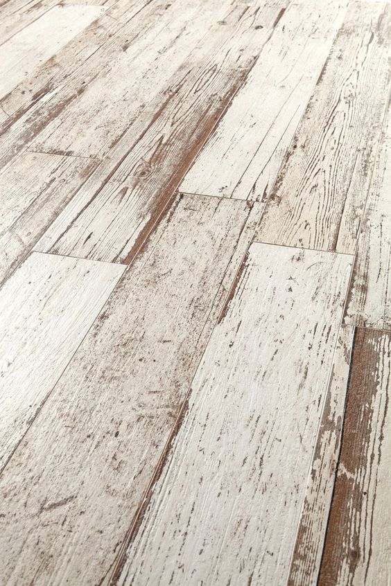 Amazing Distressed Wood Looking Tile. 