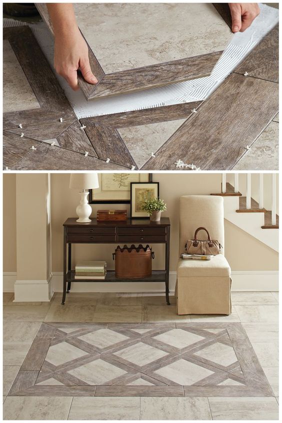 Rustic Stone Tile Flooring. 