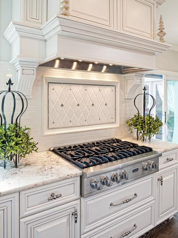 white backsplash tiles for kitchen