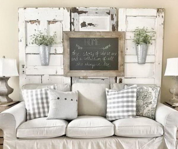 40 Rustic  Wall  Decor  DIY Ideas  2019