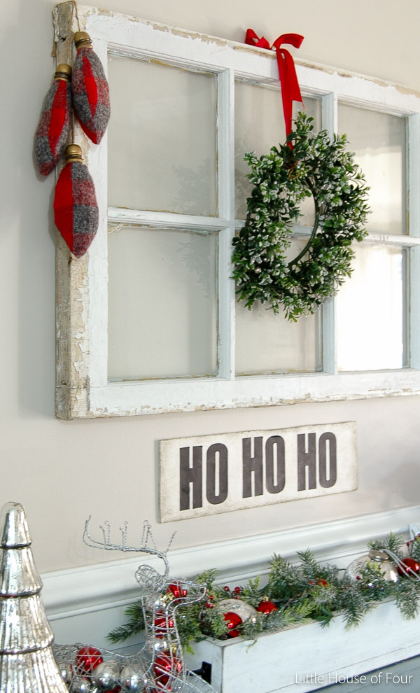 DIY Flannel Christmas Bulbs.