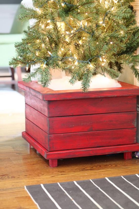 30 Creative Christmas Tree Stand DIY Ideas 2022