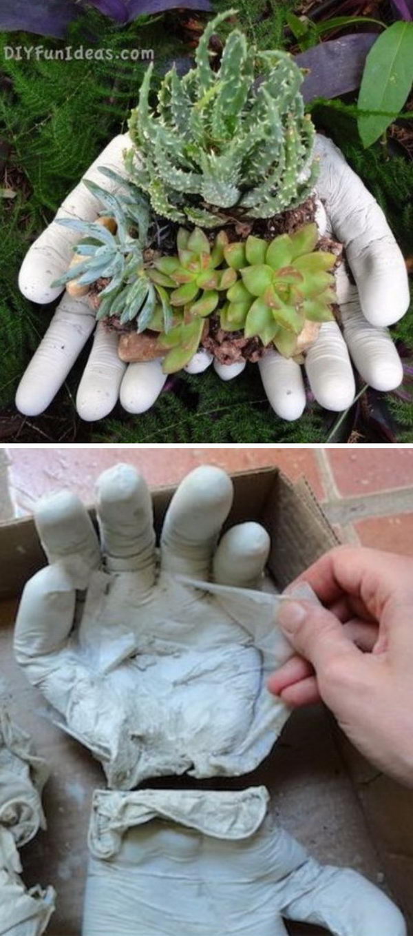 30 DIY Concrete Projects for Your Garden 2017