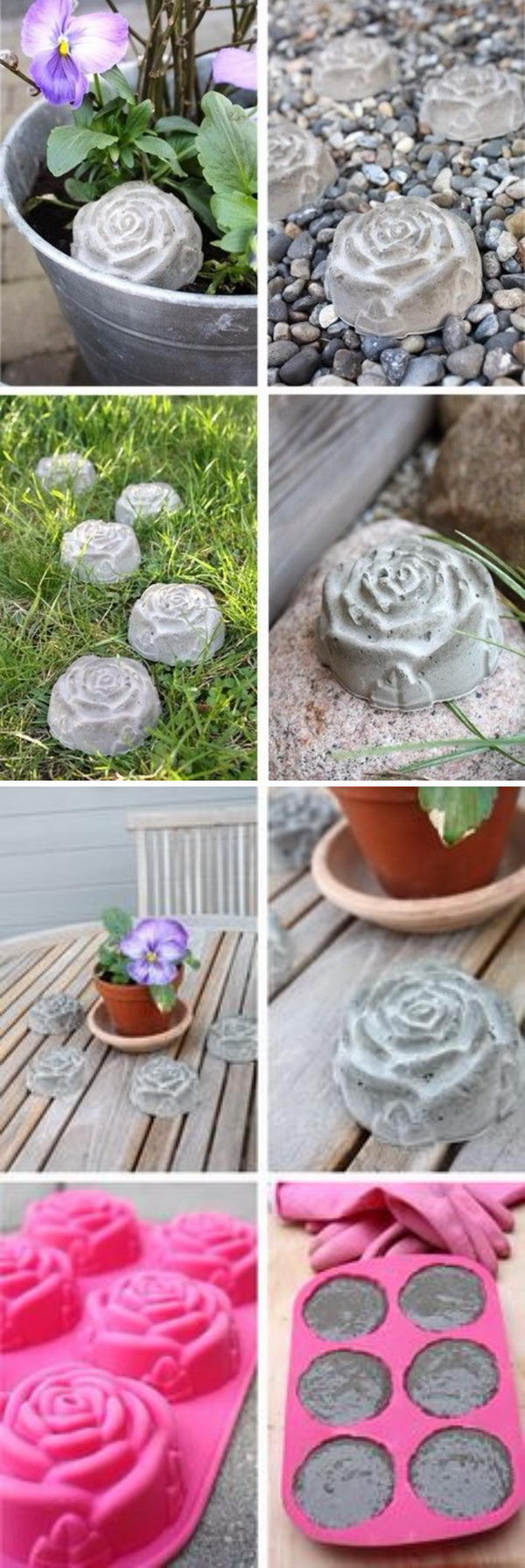 30 DIY Concrete Projects for Your Garden 2017