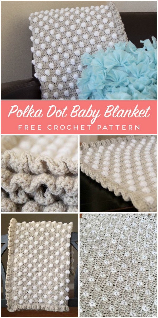 Crochet Baby Blanket Pattern: The Polka Dot Puff.