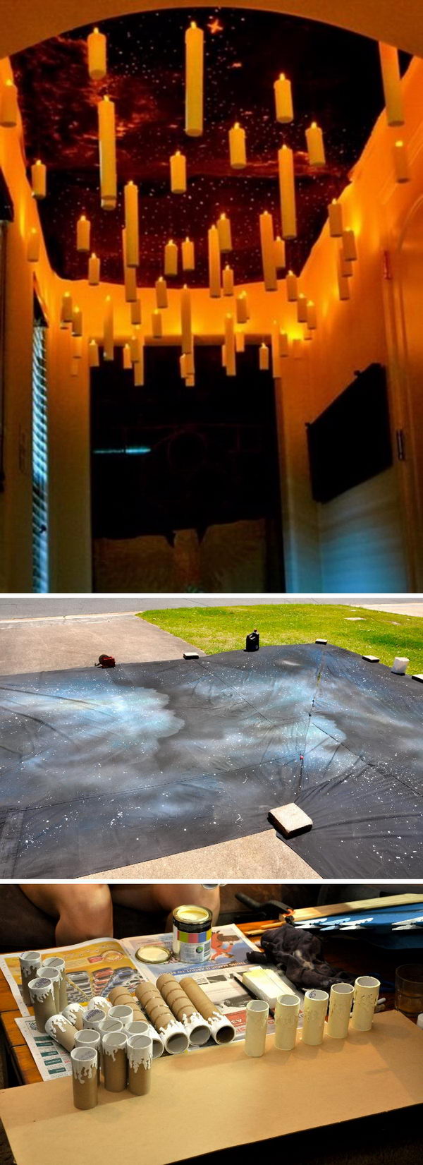 Floating Candles Light Ceiling.