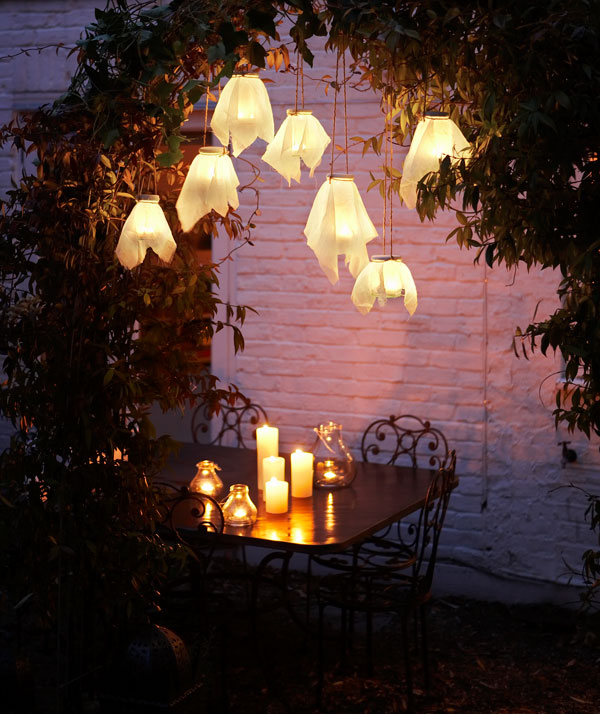 DIY Hanging Firefly Glass Lanterns.