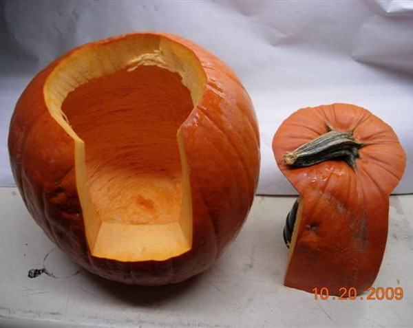 A Better Way to Cut a Pumpkin.