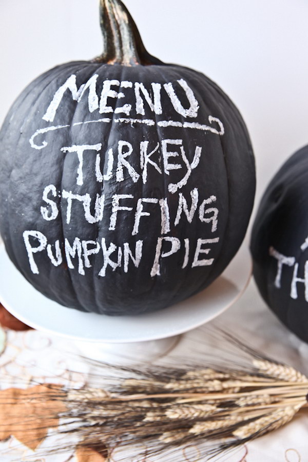 Turn a Pumpkin into Your Party Menu.