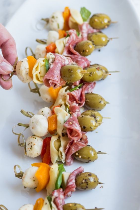 Antipasto Skewers.