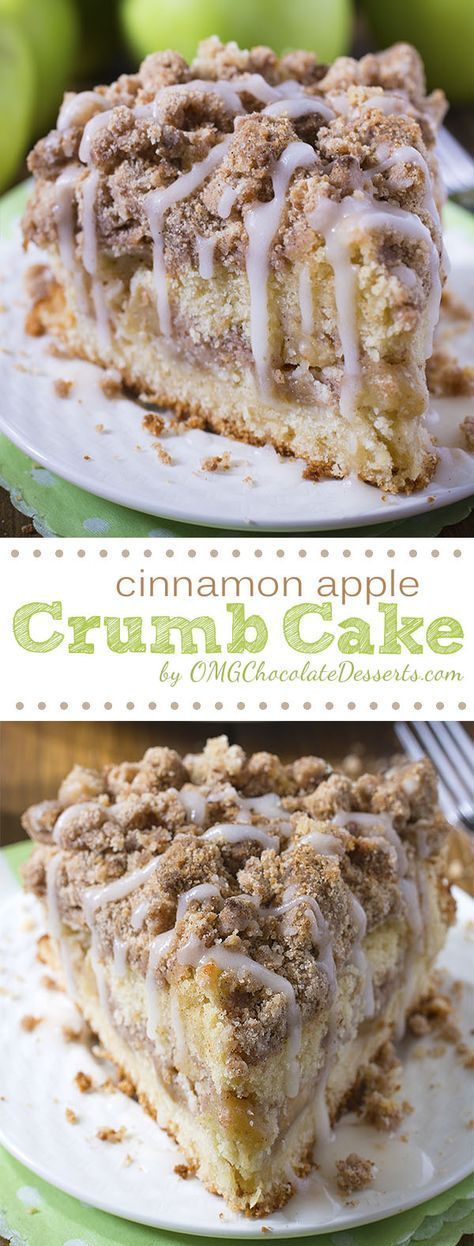 Cinnamon Apple Crumb Cake.