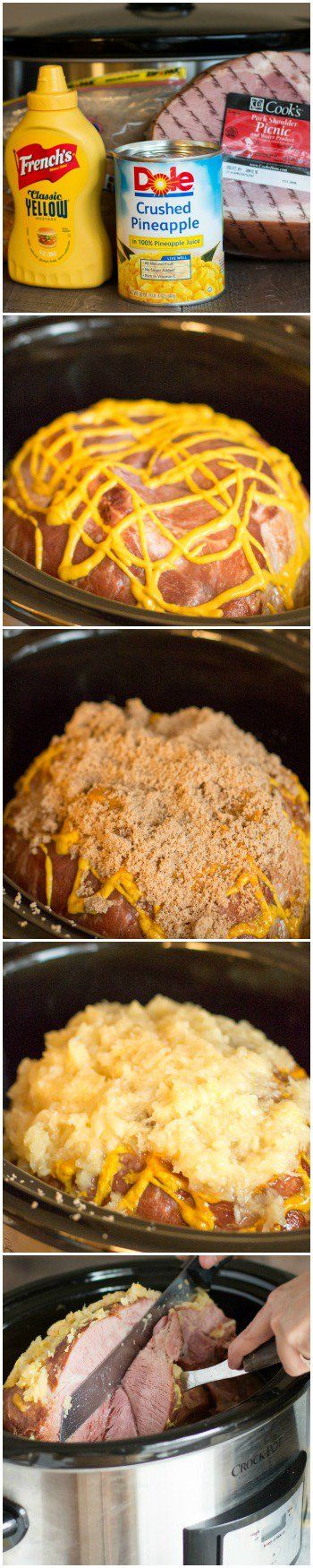 Slow Cooker Brown Sugar Ham.