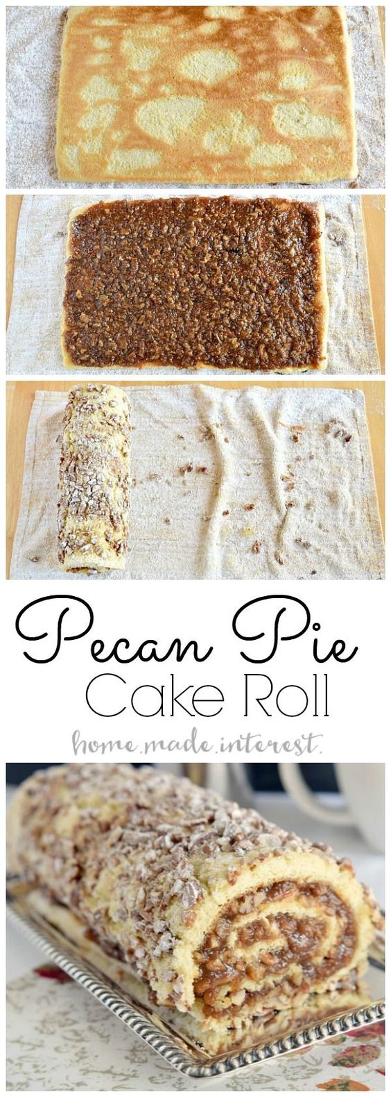 Pecan Pie Cake Roll.