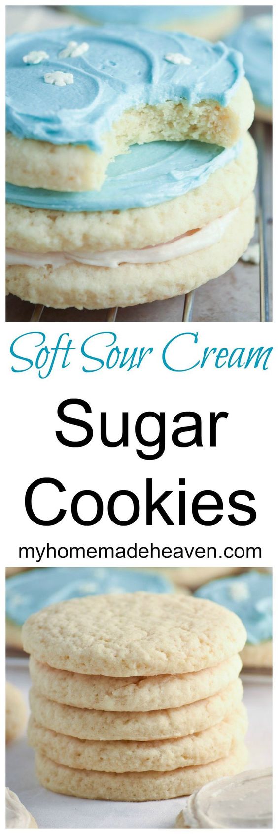 Soft Sour Cream Sugar Cookies.