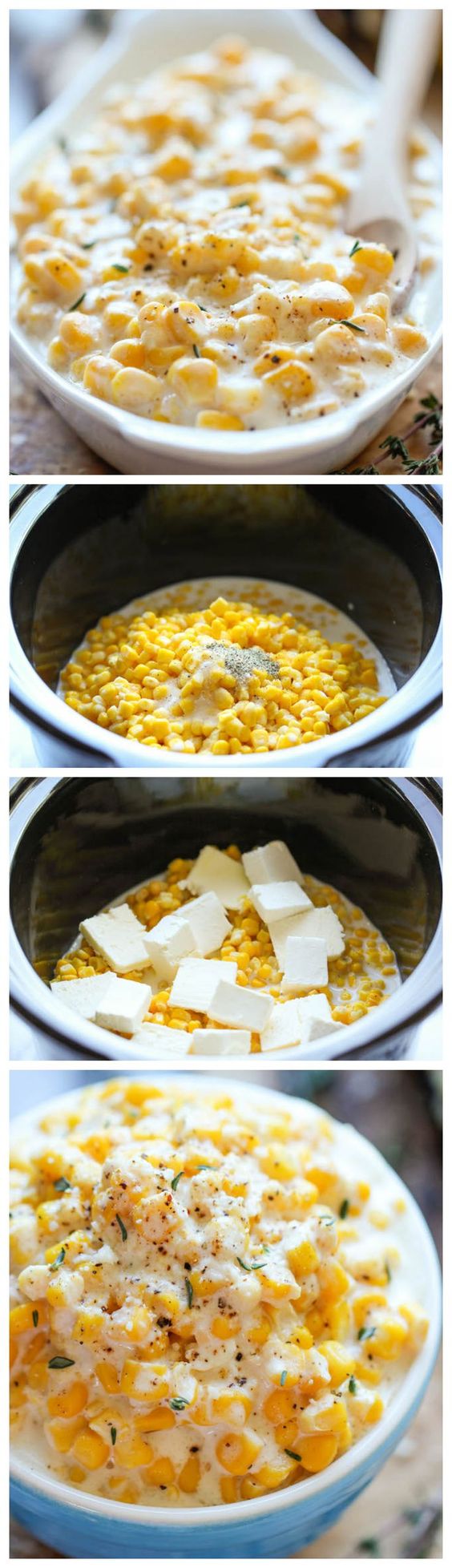 Slow Cooker Creamed Corn.