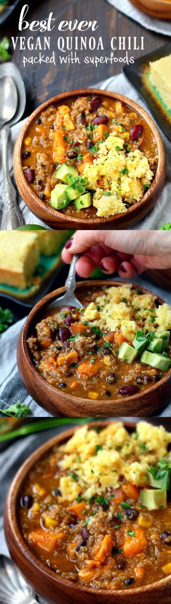 Best Ever Vegan Quinoa Chili.