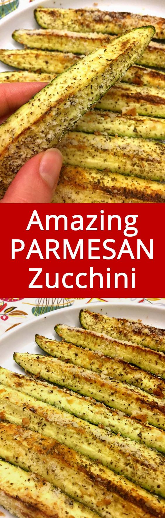 Baked Parmesan Garlic Zucchini.