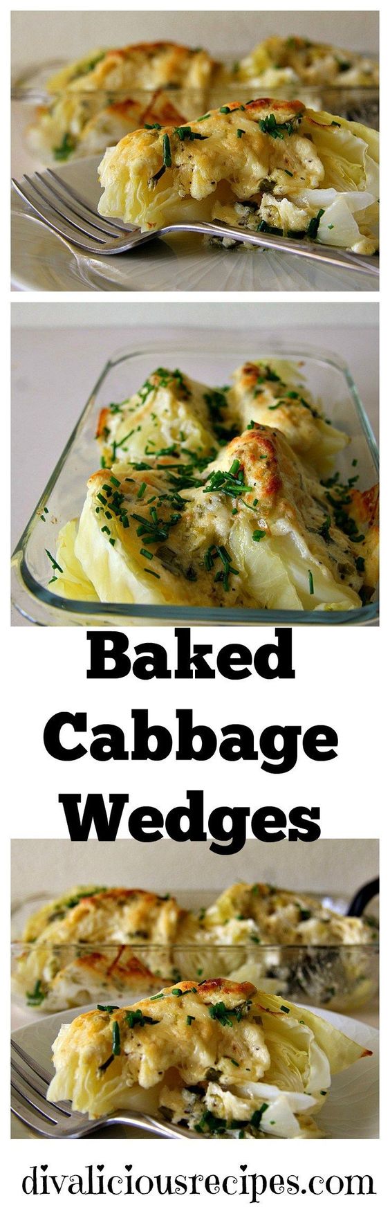 Baked Cabbage Wedges.