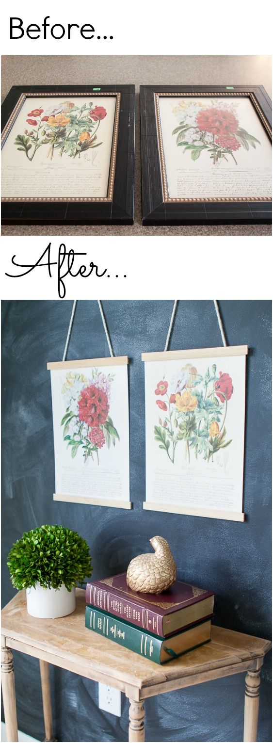 Thrift Store Botanical Art.