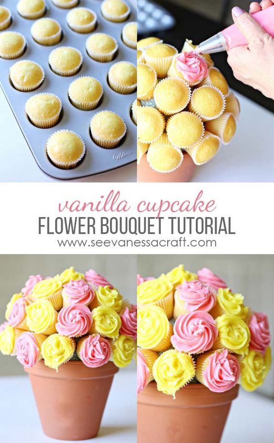 Cupcake Bouquet For Mom.