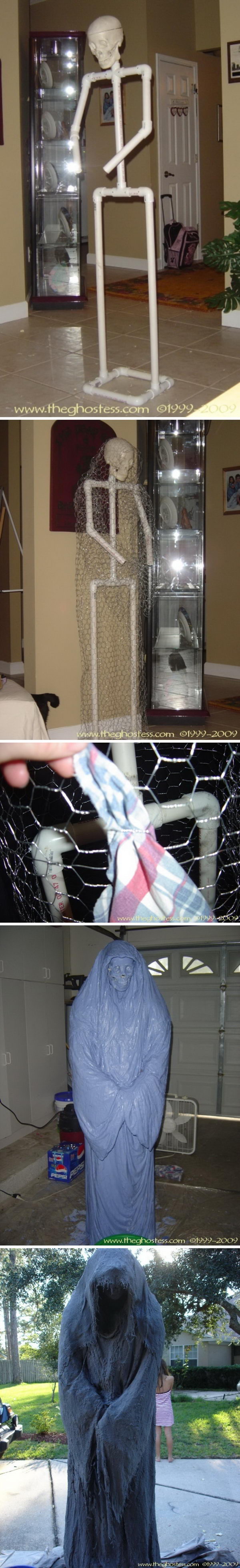 DIY Grim Reaper For Haunted House.