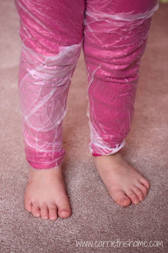 Use Glad Press'n Seal To Keep Kids Clothing And Skin Warm And Dry In The Snow. 