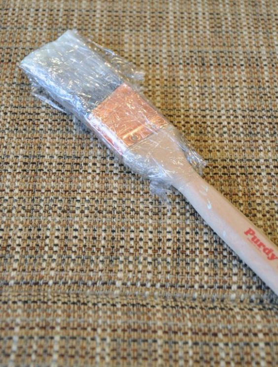 Keep Your Brush Fresh By Wrapping It In Plastic Wrap And Putting It In The Fridge. 