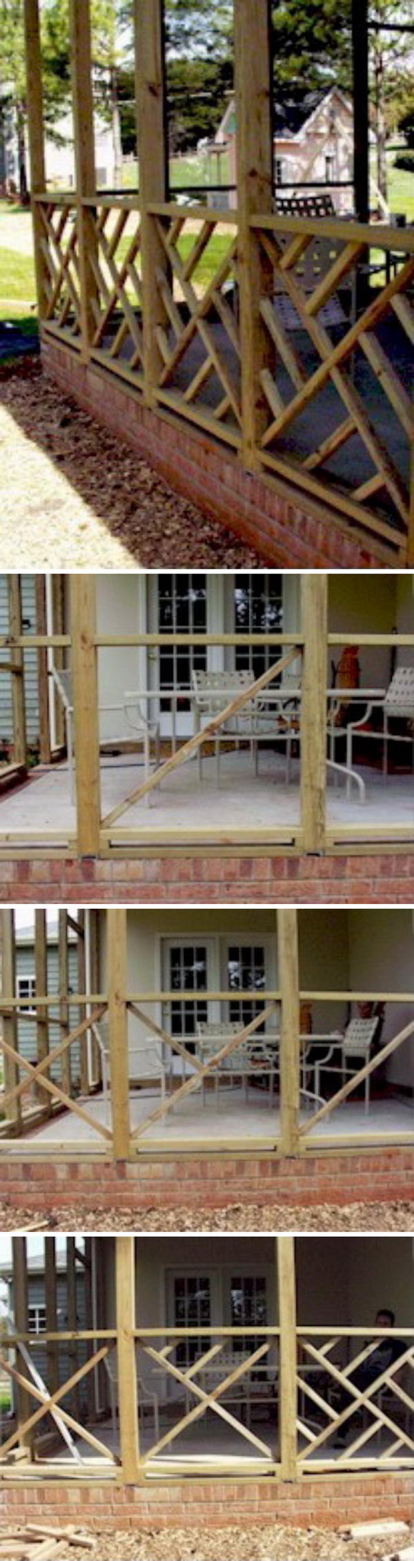 DIY Chippendale Style Railing.