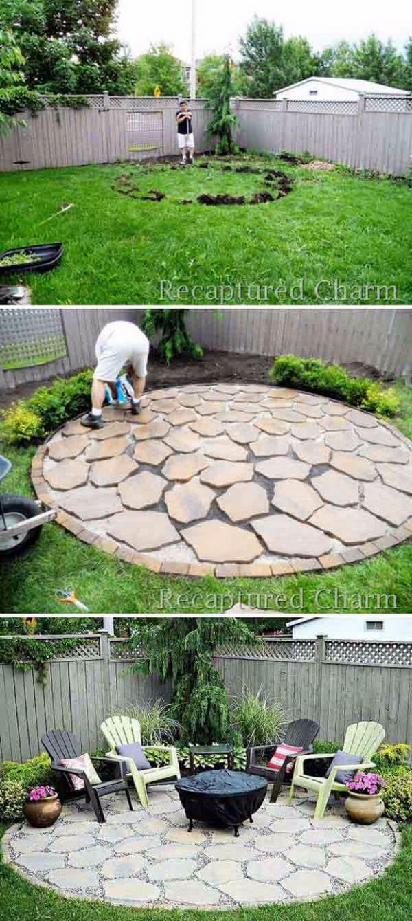 Backyard patio flooring ideas