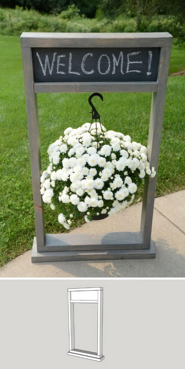 DIY Hanging Planter . 