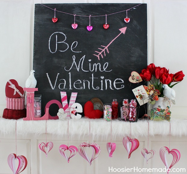 Be Mine Valentine Chalkboard.